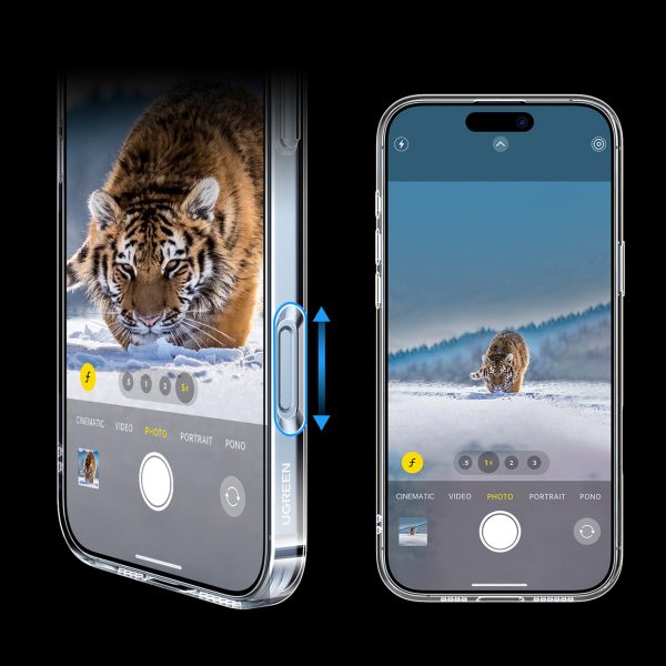 Elegants, caurspīdīgs magnētisks iPhone 16 Plus vāciņš - caurspīdīgs