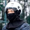 Āra balaklava ar vēja necaurlaidīgu, ūdensnecaurlaidīgu flīsa audumu - melna