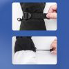 Ūdensizturīgi slēpošanas cimdi ar skārienekrānu Finger Style tālrunim, M izmērs - melni