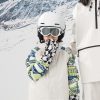Panda Heat bērnu slēpošanas cimdi bez pirkstiem S izmērs - melni/balti