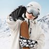 Panda Heat bērnu slēpošanas cimdi bez pirkstiem S izmērs - melni/balti