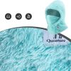 Silta kažokādas balaklava ziemas slēpošanai Arctic Velvet L izmērs - piparmētru