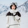 Silta ziemas balaklava no Panda kažokādas bērniem un pieaugušajiem L izmērs - melna/balta