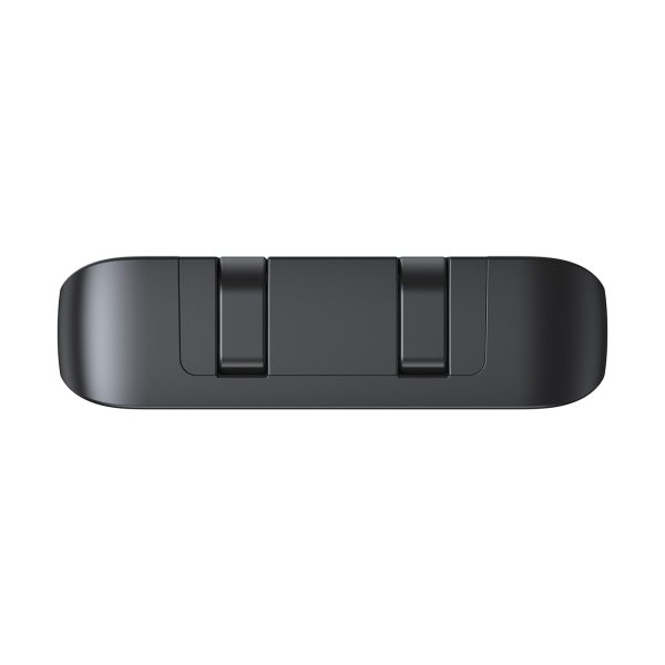 Powerbank 10000mAh ar iebūvētu USB-C iPhone Lightning kabeli - melns