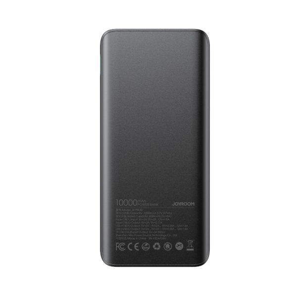 Powerbank 10000mAh 25W 2x USB-A 1x USB-C SFC - melns