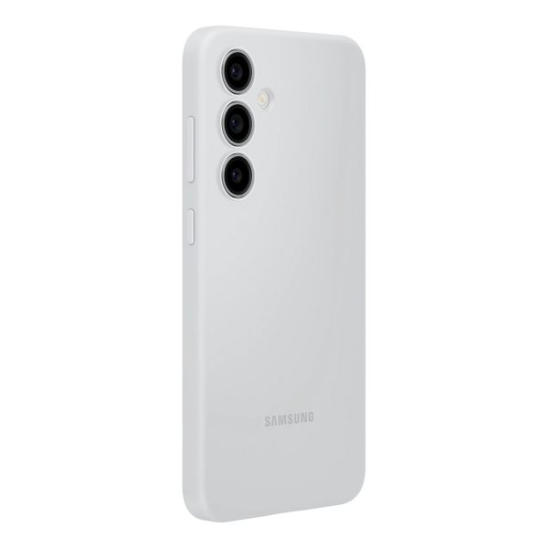 Samsung silikona maciņš Galaxy S24 FE tālrunim - pelēks