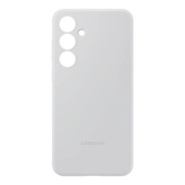 Samsung silikona maciņš Galaxy S24 FE tālrunim - pelēks