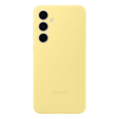 Samsung silikona maciņš Galaxy S24 FE tālrunim - dzeltens