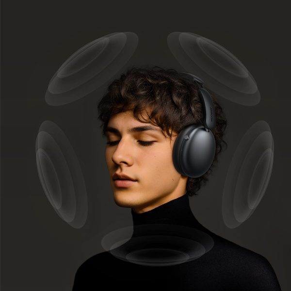 J-Head sērijas JR-JH1 bezvadu austiņas ar ANC Bluetooth - melnas