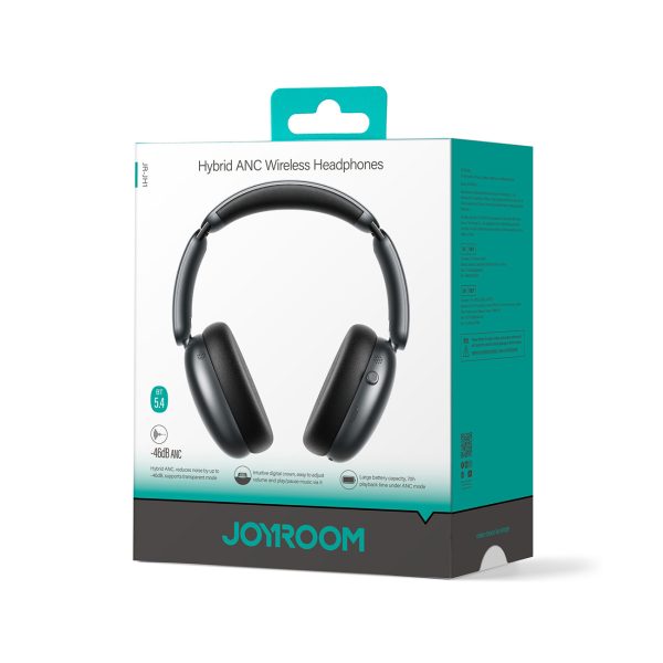 J-Head sērijas JR-JH1 bezvadu austiņas ar ANC Bluetooth - melnas