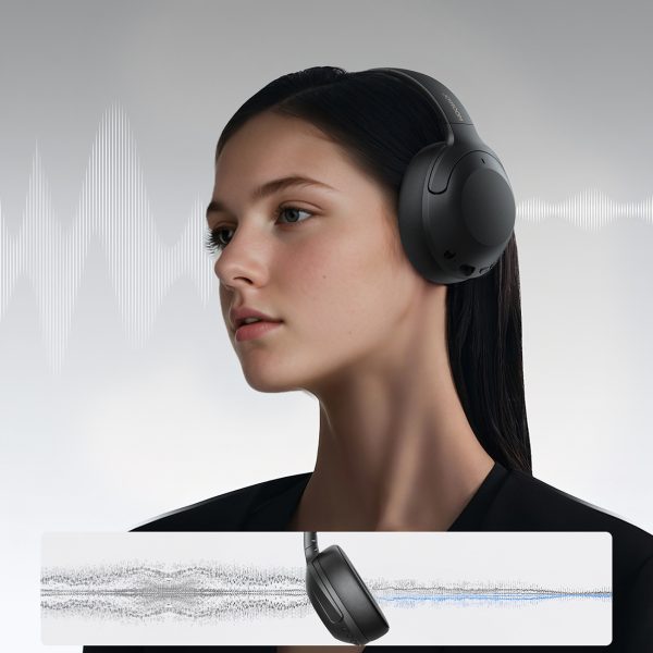 J-Head sērijas JR-JH2 bezvadu austiņas ar ANC Bluetooth - melnas