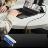 USB-A - iPhone Lightning kabelis ar magnētisku turētāju un organizatoru 1,2 m - pelēks