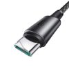USB-A - USB-C kabelis ar magnētisku turētāju un organizatoru 1,2 m - pelēks