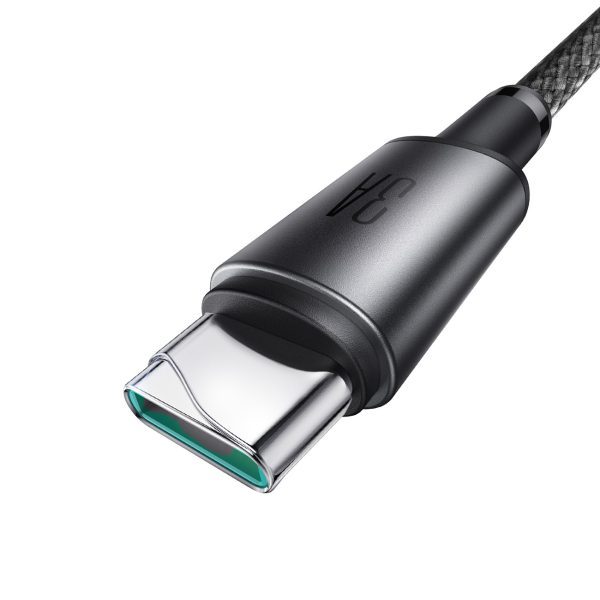 USB-A - USB-C kabelis ar magnētisku turētāju un organizatoru 1,2 m - pelēks