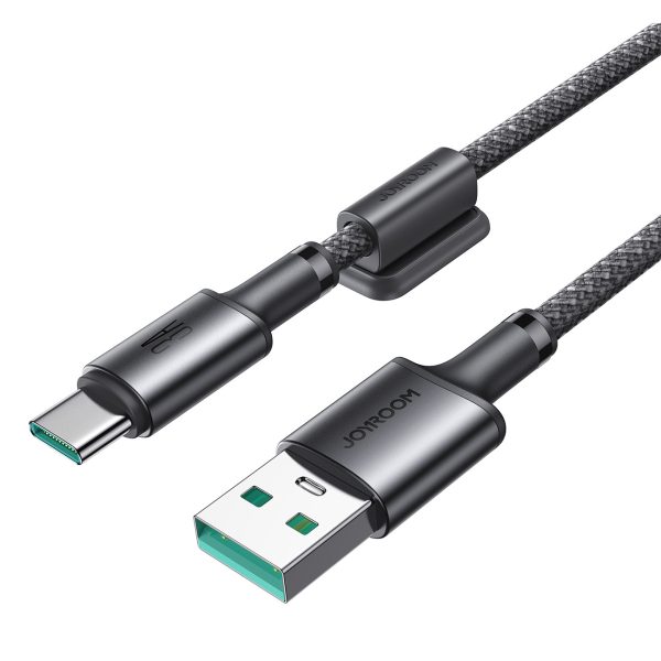USB-A - USB-C kabelis ar magnētisku turētāju un organizatoru 1,2 m - pelēks