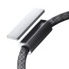 USB-C - USB-C kabelis ar magnētisku turētāju un organizatoru 1,2 m - pelēks