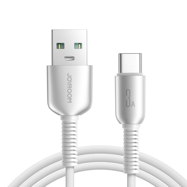 Cutting-Edge sērijas 3A USB-A - USB-C 1,2 m kabelis - pelēks