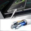 Cutting-Edge sērijas 3A USB-A - USB-C 1,2 m kabelis - pelēks