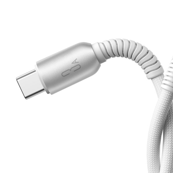 Cutting-Edge sērijas 3A USB-A - USB-C 1,2 m kabelis - pelēks