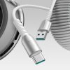 Cutting-Edge sērijas 3A USB-A - USB-C 1,2 m kabelis - pelēks