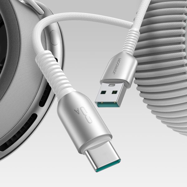 Cutting-Edge sērijas 3A USB-A - USB-C 1,2 m kabelis - pelēks