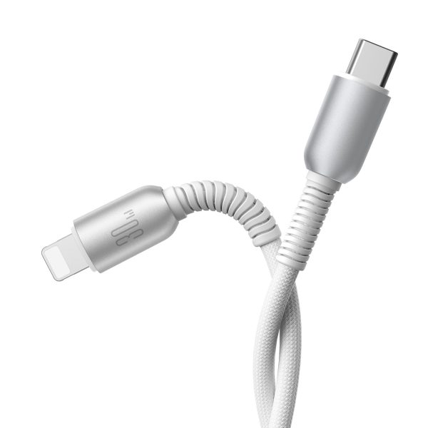 Cutting-Edge sērijas 30W USB-C - iPhone Lightning kabelis 1.2m - pelēks