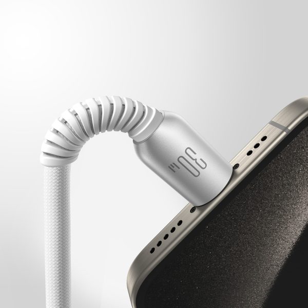 Cutting-Edge sērijas 30W USB-C - iPhone Lightning kabelis 1.2m - pelēks