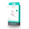 Crystal-Clear sērijas 3A USB-A - iPhone Lightning kabelis 1,2 m - balts