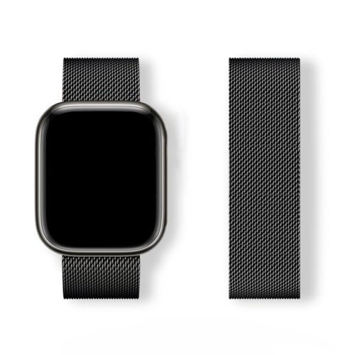 Apple Watch siksniņa ar Milanese Loop tehnoloģiju, 38/40/41 collas, melna