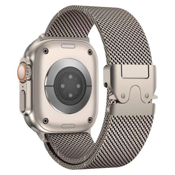 Titāna Milanese Loop Apple Watch siksniņa 42/44/45/46/49 mm - titāns