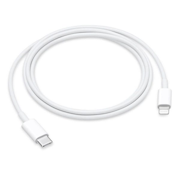 Oriģinālais Apple USB-C - iPhone Lightning 1m kabelis - balts