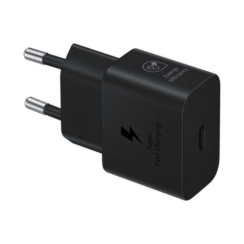 Samsung GaN USB-C 25W SFC sienas lādētājs - melns
