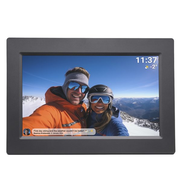 Digitālais rāmis 10.1'' 16GB microSD Frameo PFF-1015B - melns