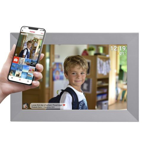 Digitālais rāmis 10.1'' 16GB microSD WiFi Frameo PFF-1026GR - pelēks