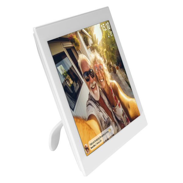 Digitālais rāmis 10.1'' 16GB microSD WiFi microUSB Frameo PFF-1037W - balts