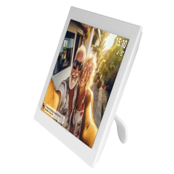 Digitālais rāmis 10.1'' 16GB microSD WiFi microUSB Frameo PFF-1037W - balts