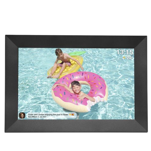 Digitālais rāmis 10.1'' 16GB microSD WiFi Frameo PFF-1024B - melns