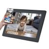 Digitālais rāmis 15,6 collu 8 GB microSD WiFi skaļrunis MP4 AVI Frameo PFF-1514B - melns