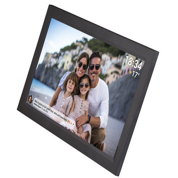 Digitālais rāmis 15.6'' 16GB microSD WiFi Frameo PFF-1503B - melns