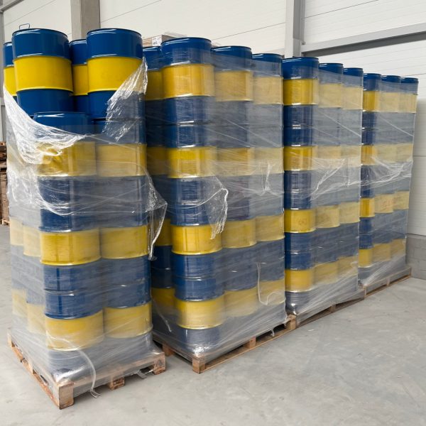 Tērauda metāla muca TH 60L 2 un 3/4 aizbāžņi - ZILI DZELTENA