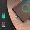 Leņķiskais USB spēļu kabelis - USB-C ātrās uzlādes AFC FCP 3A 18W - pelēks