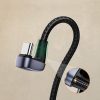 Leņķiskais USB spēļu kabelis - USB-C ātrās uzlādes AFC FCP 3A 18W - pelēks