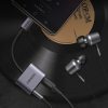 USB-C - USB-C + 3,5 mm mini ligzdas audio adapteris - pelēks