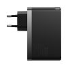 GaN5 Pro 2xUSB-C+USB-A 140W ES ātrās uzlādes ierīce - melna