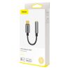 Austiņu adapteris USB-C - mini ligzda 3,5 mm DAC 24 biti 48 kHz - pelēks
