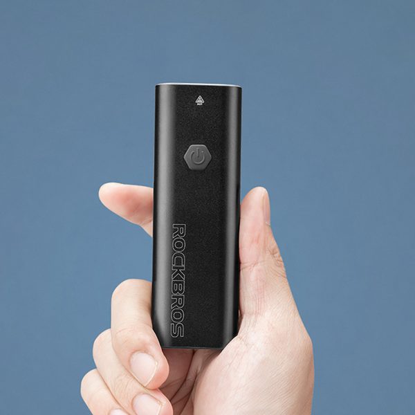Priekšējais velosipēda lukturis ar lukturīša funkciju, balts, 600lm, IPX6, USB-C, melns