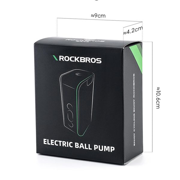 Elektriskais sūknis velosipēda riepām, bumbām, baloniem, matračiem 1,37 bar / 20 PSI - zils