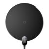 Digitālais LED displejs Gen 2 15W USB-C induktīvais lādētājs - melns