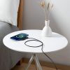 Digitālais LED displejs Gen 2 15W USB-C induktīvais lādētājs - melns