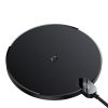 Digitālais LED displejs Gen 2 15W USB-C induktīvais lādētājs - melns